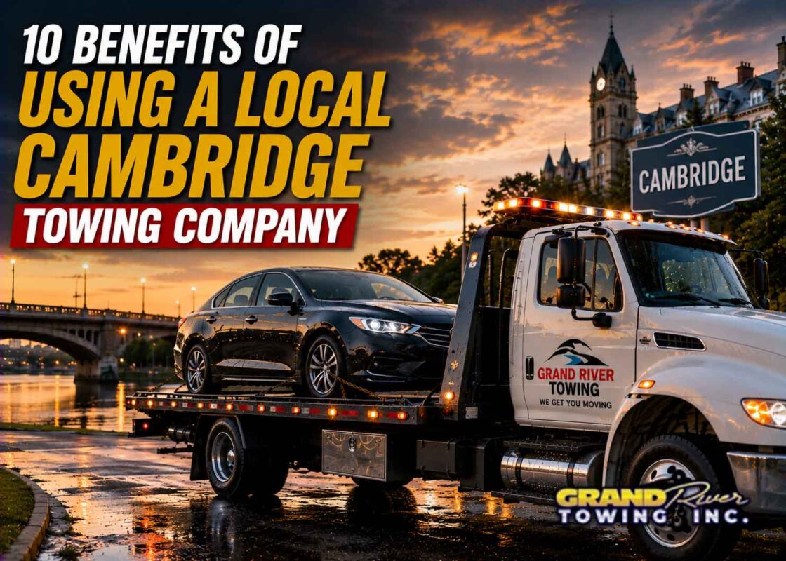 10 Benefits of Using a Local Cambridge Towing Company