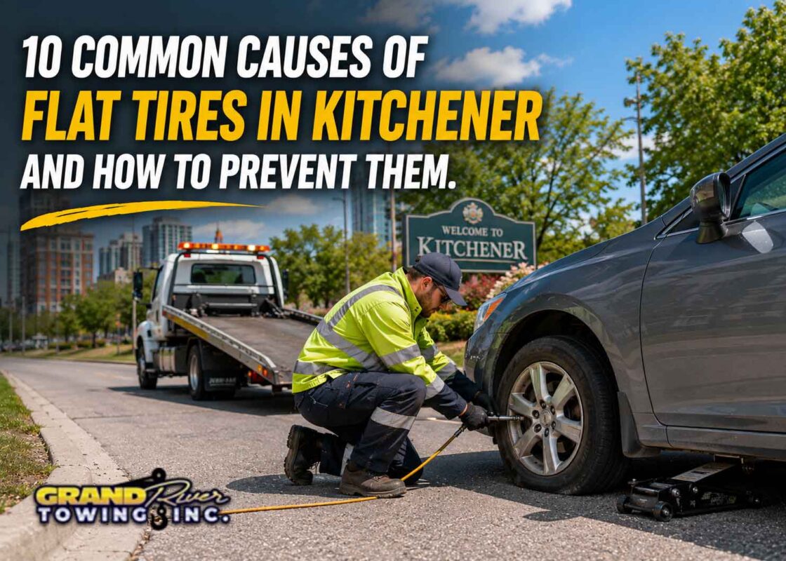 10 Common Causes of Flat Tires in Kitchener and How to Prevent Them
