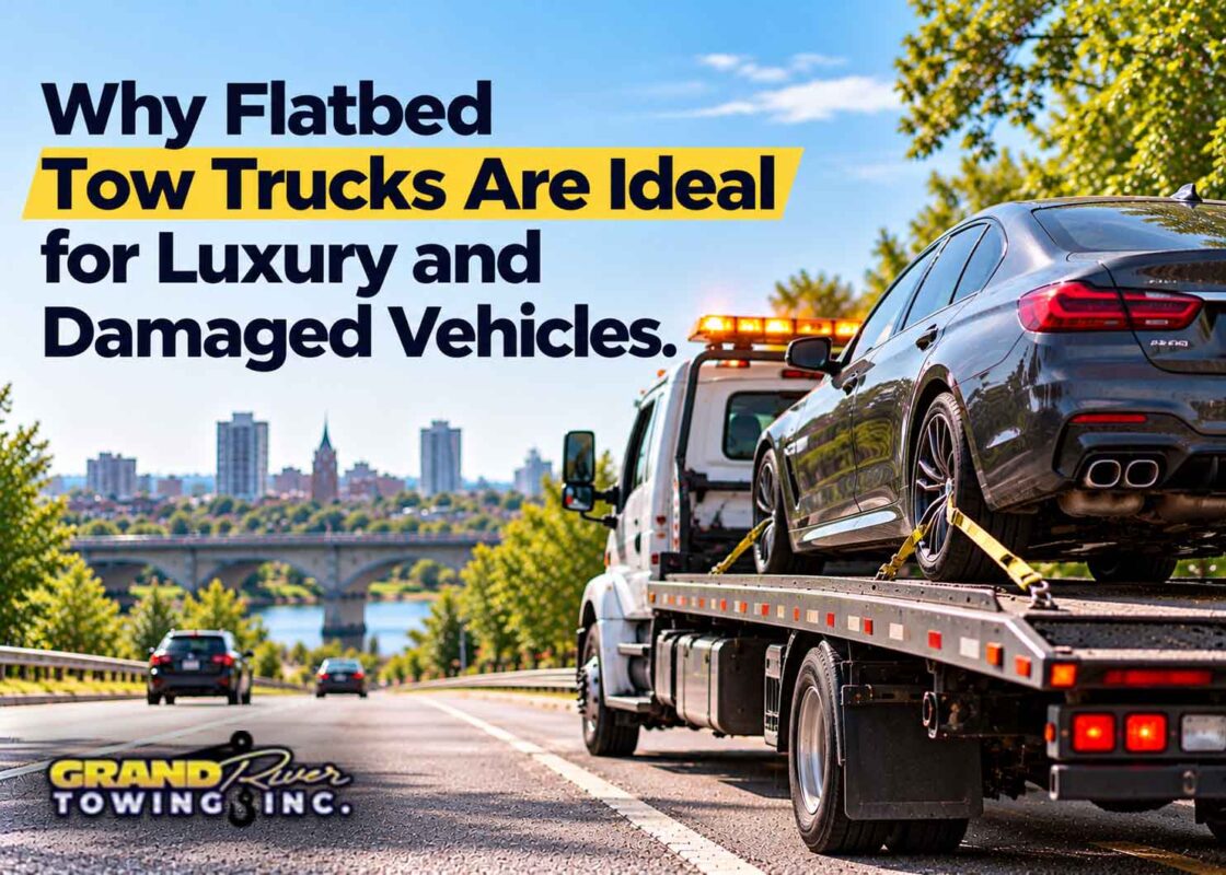 Why Flatbed Tow Trucks Are Ideal for Luxury and Damaged Vehicles